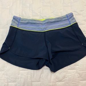 Excellent Condition Lululemon Speed Shorts